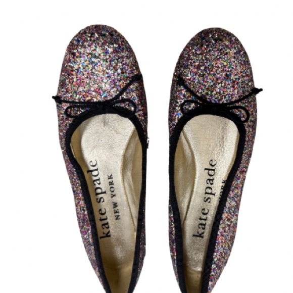 Kate Spade Glitter Confetti Ballet Flats - Picture 1 of 3